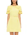 Leo Lin Aurelie Applique Mini Dress In Sorbet