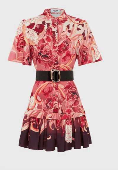 Leo Lin Beatrice Mini Dress In Passion In Pink