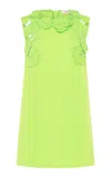 Leo Lin Blair Appliqué Mini Dress In Green