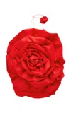 Leo Lin Bloom Rose Crepe Mini Dress In Red