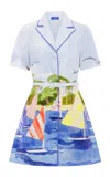 Leo Lin Brigitte Linen-blend Mini Dress