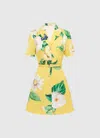 Leo Lin Brigitte Mini Dress - Joie Print In Sunshine In Yellow