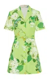 Leo Lin Brigitte Mini Dress In Green
