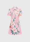 Leo Lin Brooke Mini Dress - Lavish Print In Pink In Pink