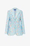 Leo Lin Moda Operandi In Ditsy Floral Print In Blue