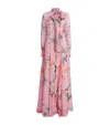 Leo Lin Chiffon Floral Lilith Maxi Dress