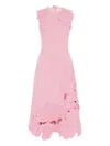 Leo Lin Cleo Floral-appliquè Sleeveless Midi Dress In Pink