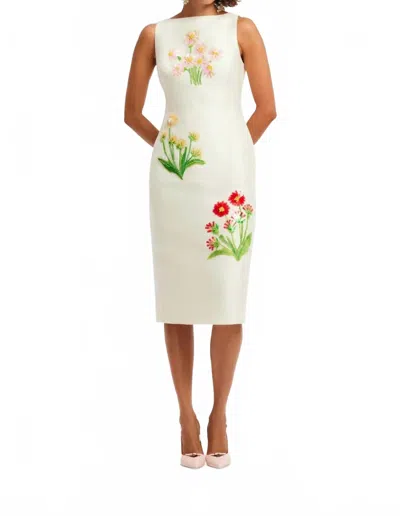 Leo Lin Eleanor Embellished Dress In Wildflower In Multi