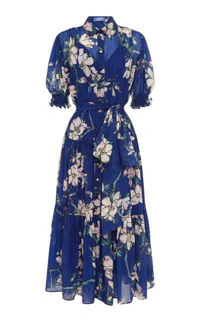 Leo Lin Ellie Bishop Sleeve Midi Dress