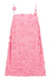 Leo Lin Fifi Guipure Lace Mini Dress In Pink