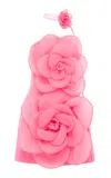 Leo Lin Floret Strapless Mini Dress In Pink