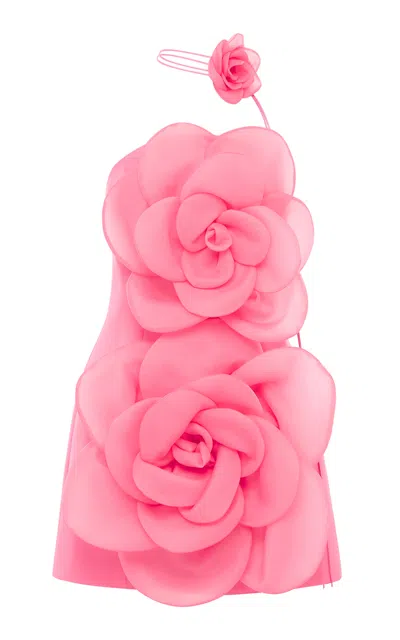 Leo Lin Floret Strapless Mini Dress In Pink