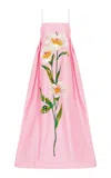 Leo Lin Frances Applique Maxi Dress In Pink
