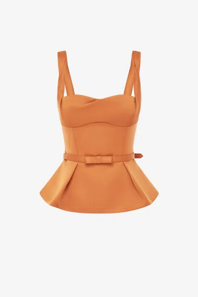 Leo Lin Georgia Top - Ochre