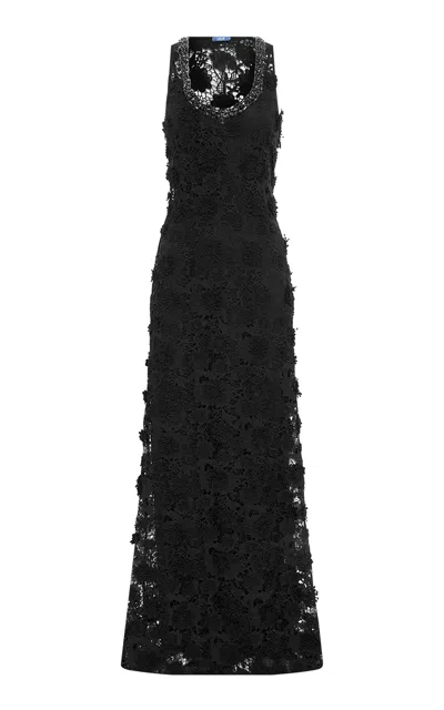 Leo Lin Helena Embellished Lace Maxi Dress