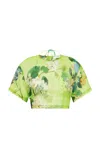 Leo Lin Indie Sleeve Top In Green