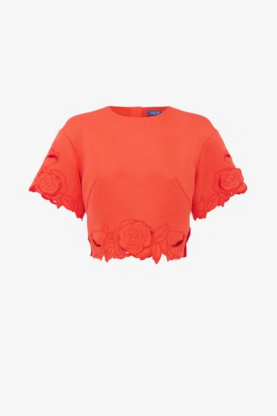Leo Lin Indie Sleeve Top - Saffron