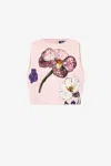 Leo Lin Iris Embellished Top - Wildbloom In Wildbloom