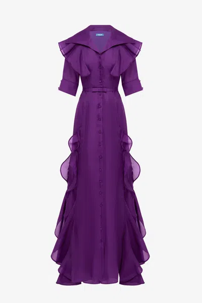 Leo Lin Isabella Silk Gown - Eminence