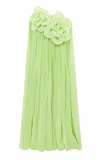 Leo Lin Jaclyn Draped Gown In Multi