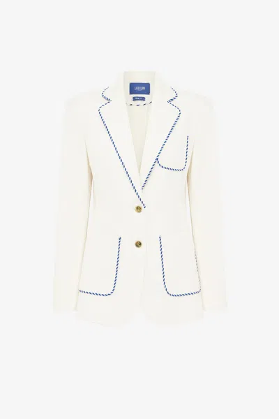 Leo Lin Jillian Blazer - Vanilla In White