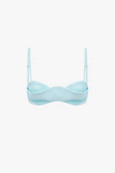 Leo Lin Julia Bralette - Voyage Print In Blue