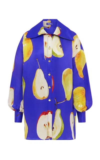 Leo Lin Kathleen Linen-silk Top