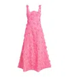 Leo Lin Lace Odette Midi Dress In Pink