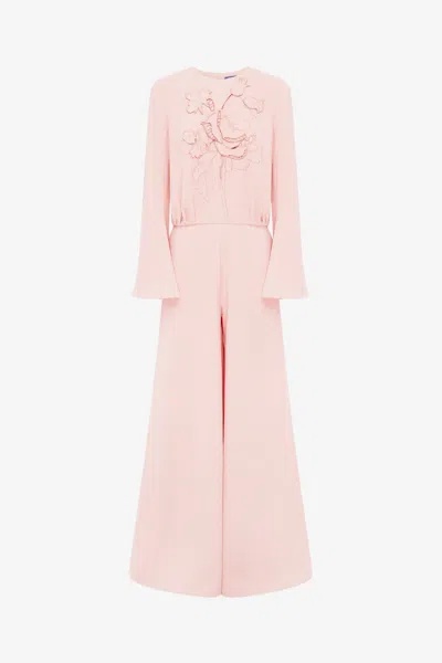 Leo Lin Leanne Appliqué Jumpsuit - Dusty Pink
