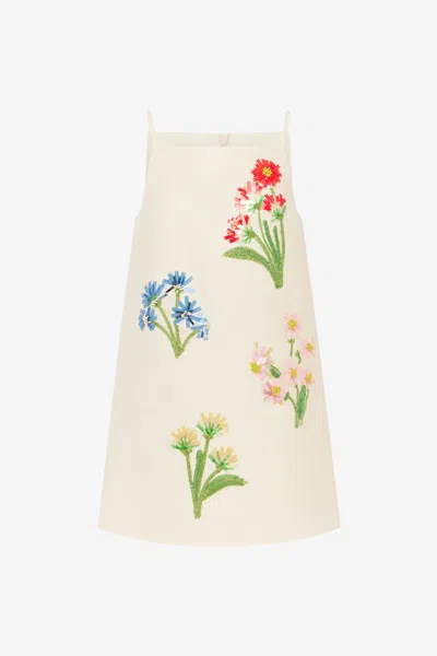 Leo Lin Leia Wool Mini Dress - Wildflower In Multi