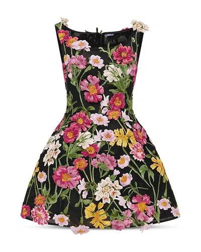 Leo Lin Lyra Embroidered Mini Dress In Multi