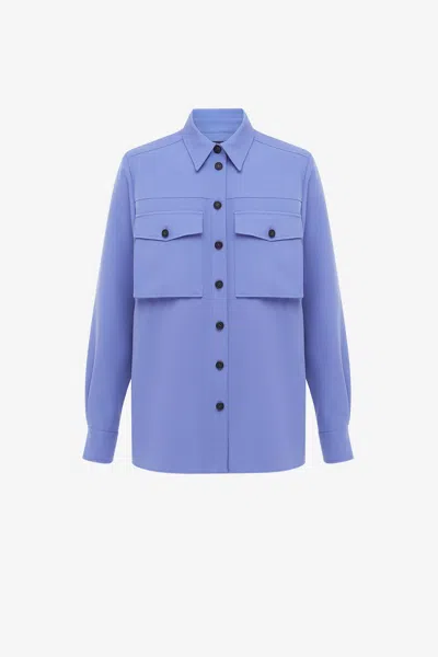 Leo Lin Mavis Pocket Shirt - Moonlight In Blue