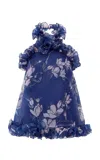 Leo Lin Michelle Ruffled Halterneck Top In Pink