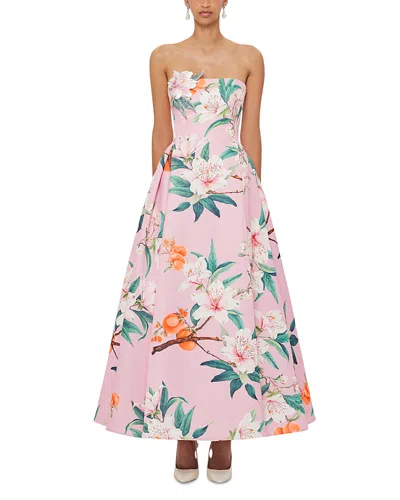 LEO LIN NORA BUSTIER MAXI DRESS