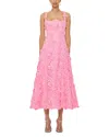 Shop Leo Lin Odette Lace Midi Dress