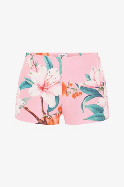 Leo Lin Olivianne Shorts - Lavish Print In Pink