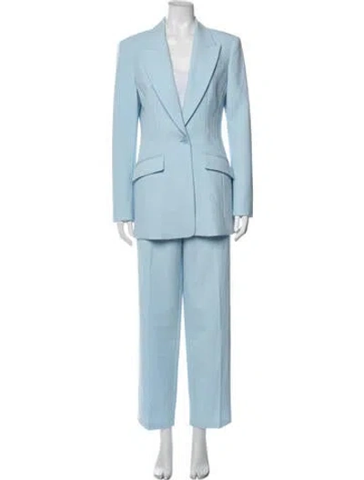 Pre-owned Leo Lin Pantsuit In Blue
