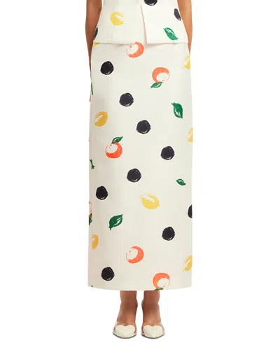 Leo Lin Quinn Maxi Skirt In White