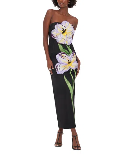 Leo Lin Rayna Maxi Dress In Ebony