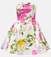 Leo Lin Reese Floral Linen And Silk Minidress In Multi