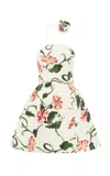 Leo Lin Reese Printed Mini Dress In White