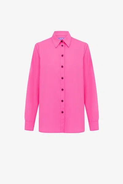 Leo Lin Rosaline Shirt - Hot Pink