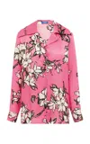 Leo Lin Sandra Silk Shirt In Animal Print
