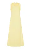 Leo Lin Solene Applique Maxi Dress In Yellow