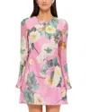 Leo Lin Suzanne Mini Dress In Camelia