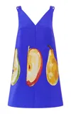 Leo Lin Taylor Embroidered Mini Dress In Animal Print