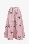 Leo Lin Moda Operandi In Bouquet Print In Pastel Pink