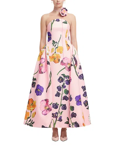 Leo Lin Violet Maxi Dress In Multi