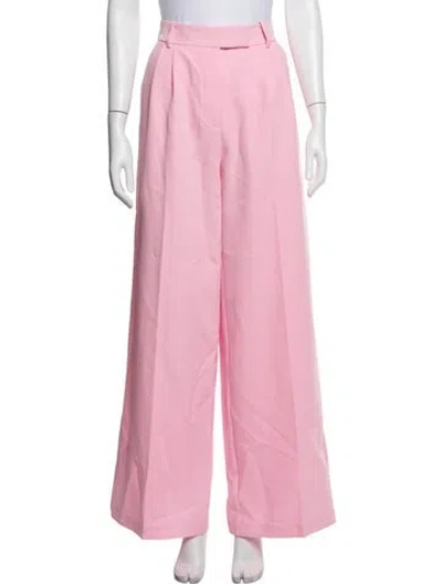 Pre-owned Leo Lin Wide Leg Pants W/ Tags In Pink