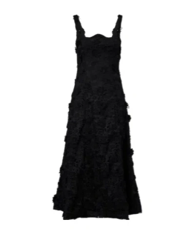 Leo Odette Lace Cocktail Dress In Black